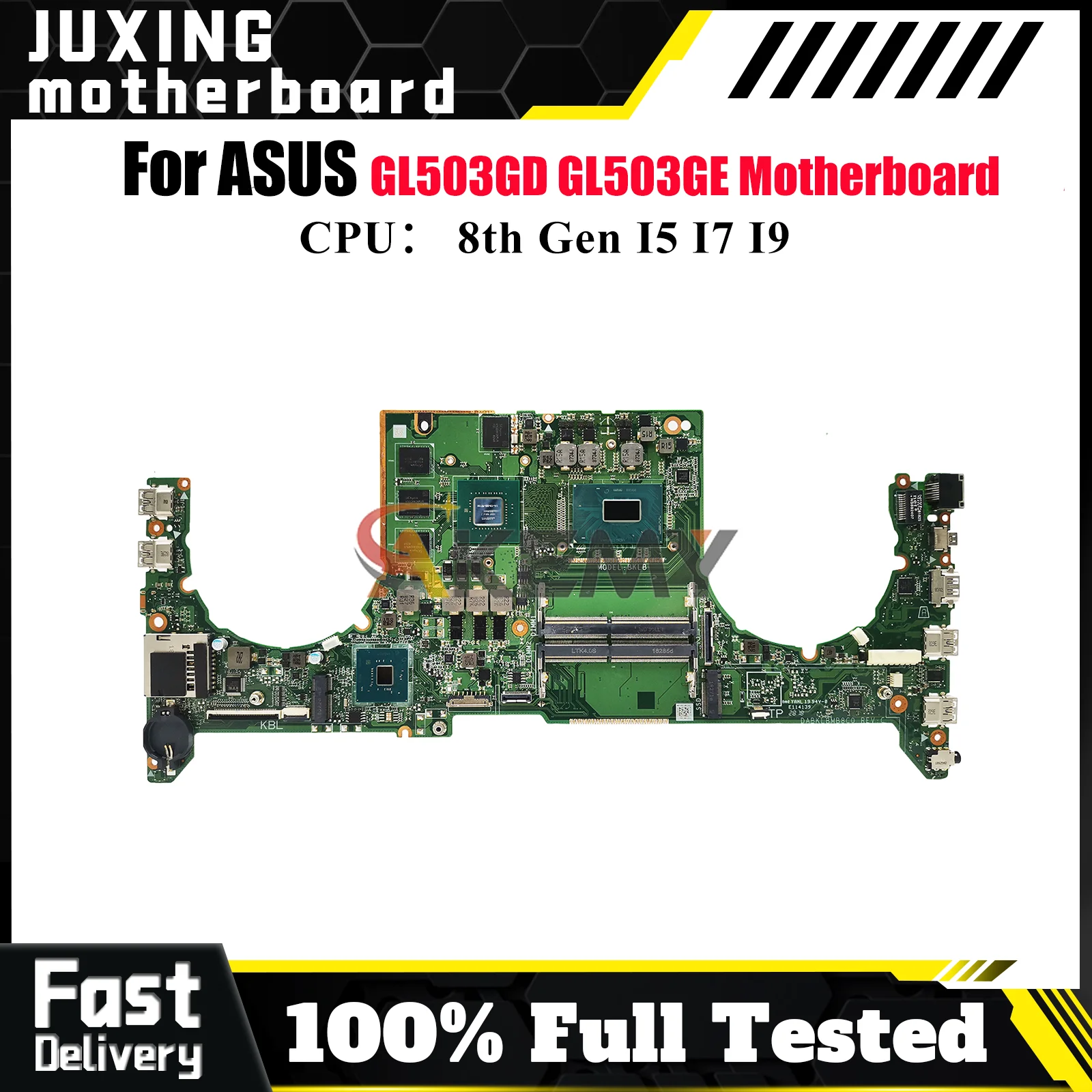 

GL503GE Laptop Motherboard For ASUS ROG Strix GL503GE GL503G GL503GD Notebook Mainboard With I5 I7 I9 CPU tests OK fast shipping