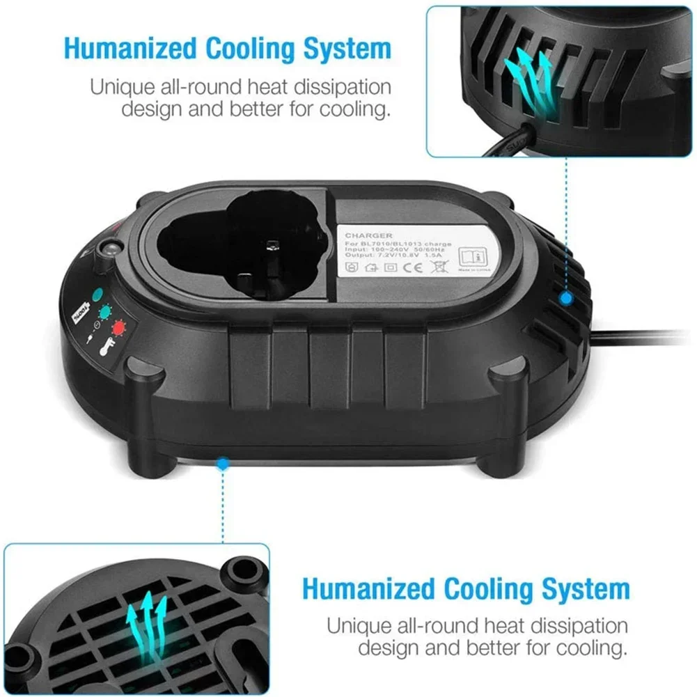 Náhradní nabíječka baterií pro Makita BL1013 BL1014 10,8 V 12 V Li-ion baterie DC10WA elektrická vrtačka/nářadí EU UK AU US zástrčka - náhled 4