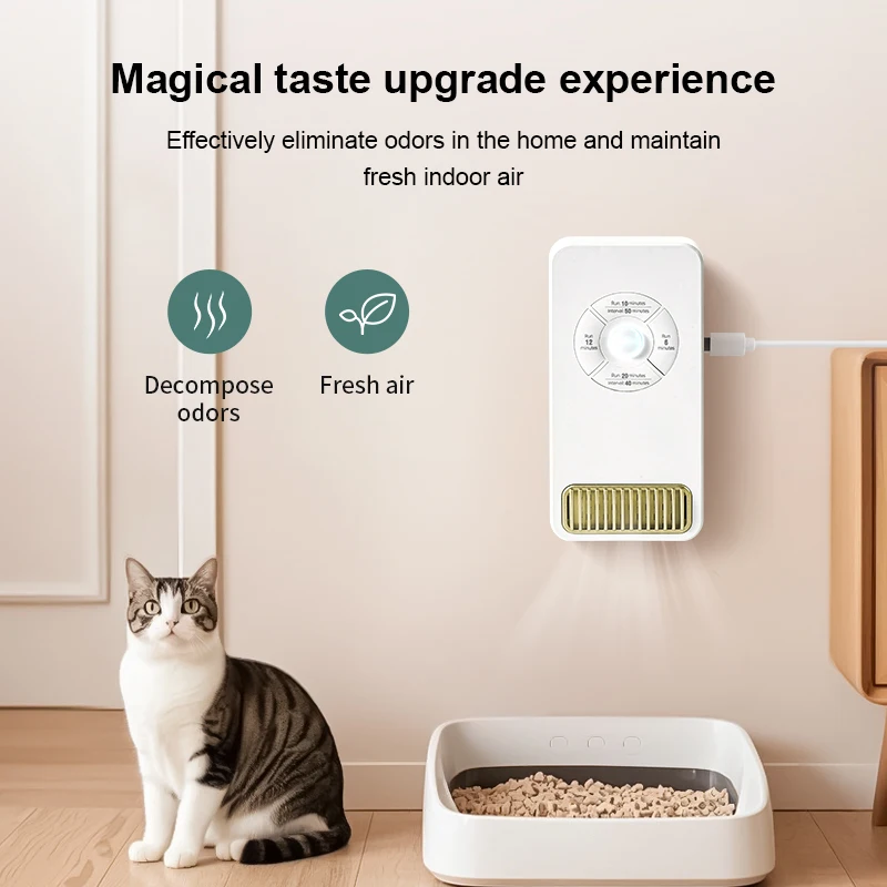 

1PC, Smart home air purifier, built-in sensor, automatically stops working, runs without maintenance, USB plug in use, high powe
