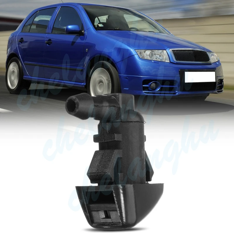 

Форсунка омывателя ветрового стекла для Skoda Fabia 2000, 2001, 2002, 2003, 2004, 2005, 2006, 2007, 2008, автомобильные аксессуары