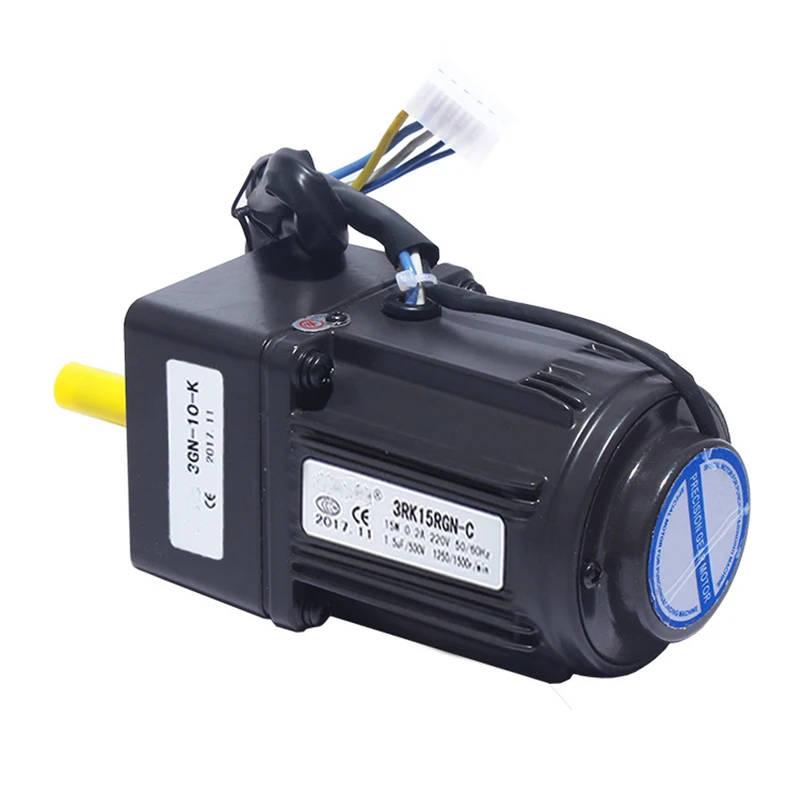 AC Reversible Gear1:3-1:300 415-5RPM 220V 15W 3RK15GN-C Variable Speed Motor AC Gear Reducer Motor Geared Motor