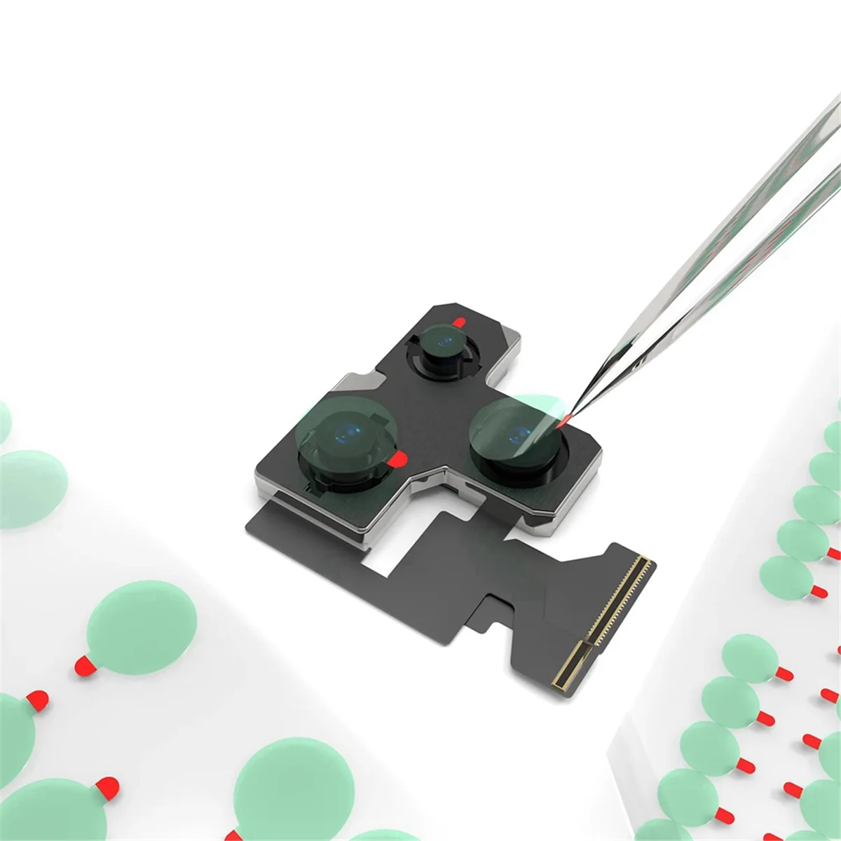 FZFZ DA30 携帯電話リアメインカメラ保護ステッカー Android リアカメラ保護修復ツールに適しています