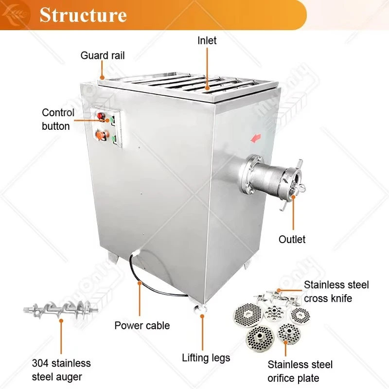 Good Quality  Commercial Frozen Meat Grinder