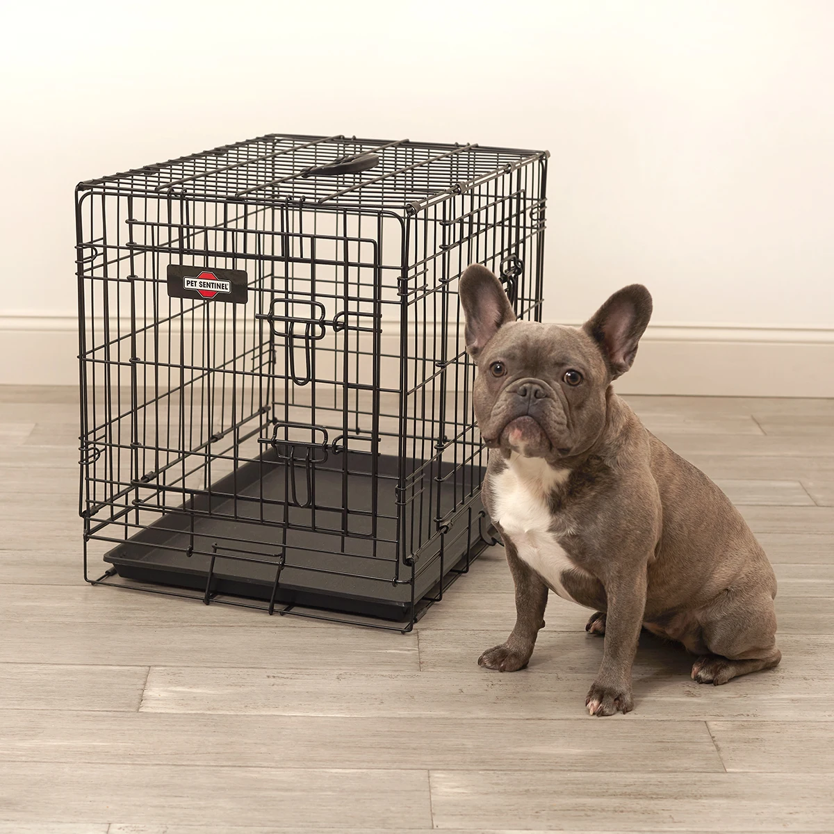 Outdoor Foldable Pet Kennel Multiple Sizes Collapsible Metal Dog Cage