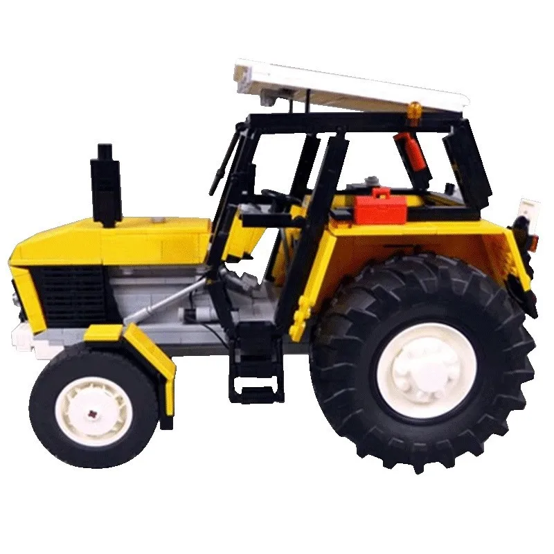 New Technical Truck Engineering Container Tractor agricultural tractor Building Block Trailer Unit Tower Model Bricks Toy Gift