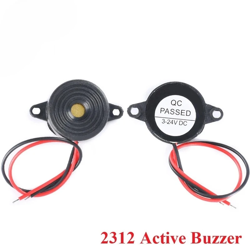 

10/5pcs SFM-20B High Decibel Active Buzzer Speaker DC3-24V Continuous Sound 2312 Piezoelectric Piezo Electronic for Arduino