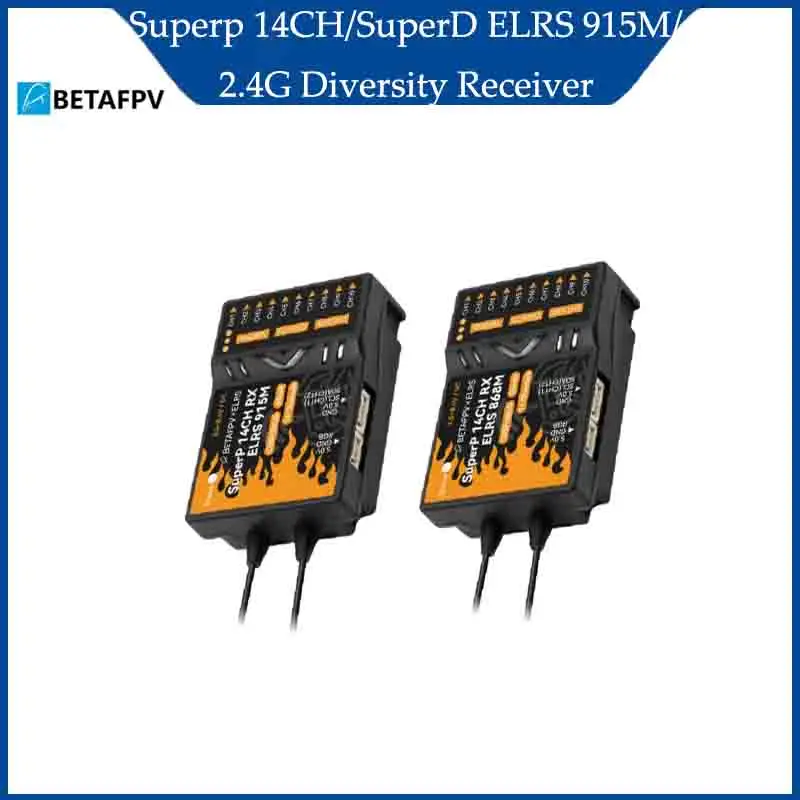 

BETAFPV SuperP 14CH/SuperD ELRS 915M/2.4G разнообразный приемник, совместимый с моделью, многороторные радиоуправляемые инструменты с фиксированным крылом