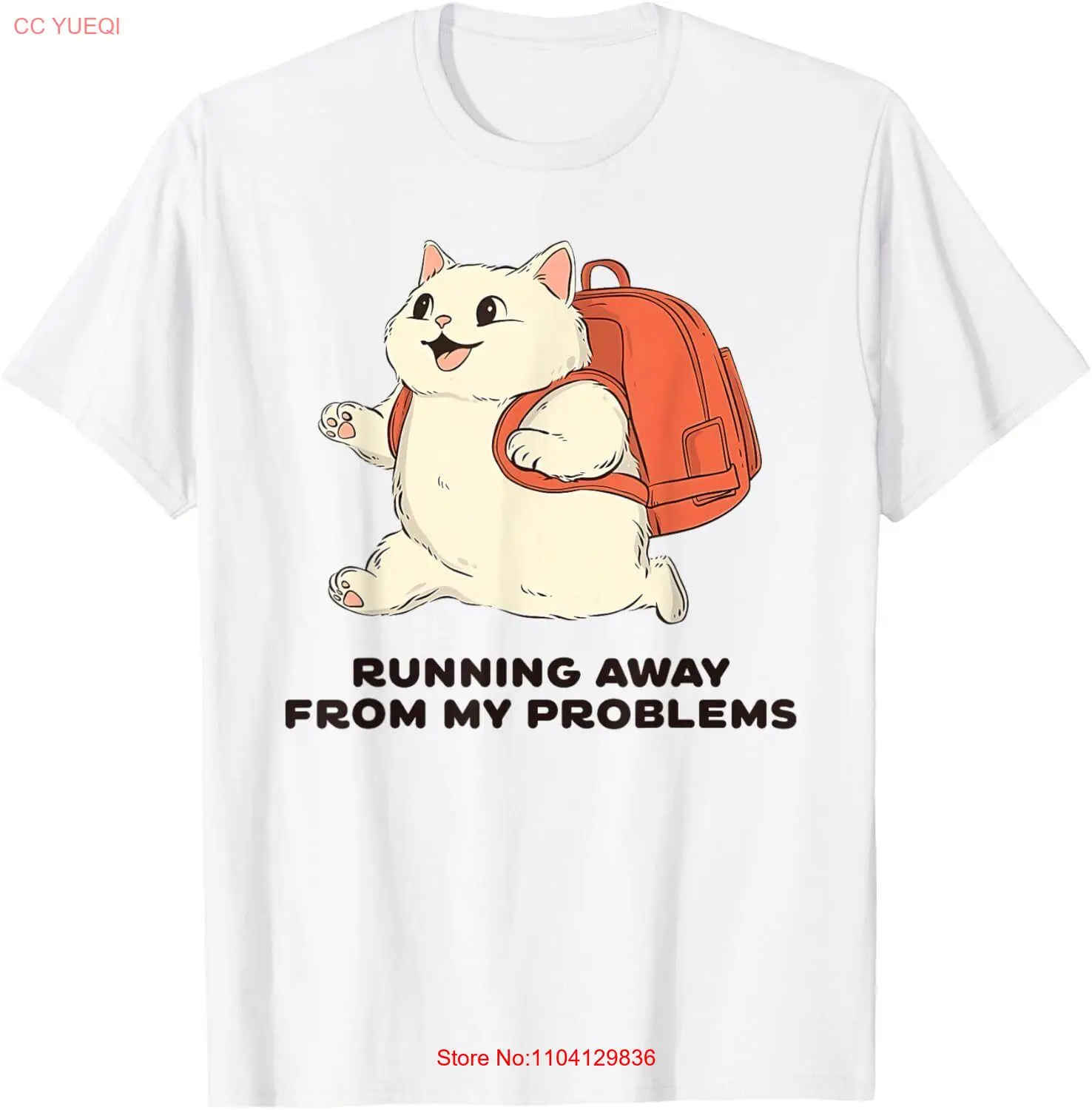 الجري بعيدا عن مشاكلتي تصميم مضحك تي شيرت هوديي #1