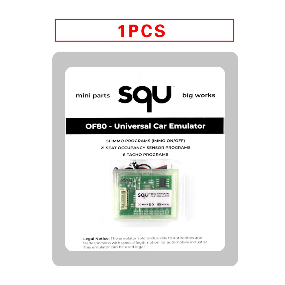 SQU OF68 OF80 OF96 OF110 OF118 Universal Car Emulator Signal Reset Immo Programs Diagnostic Seat Occupancy Sensor