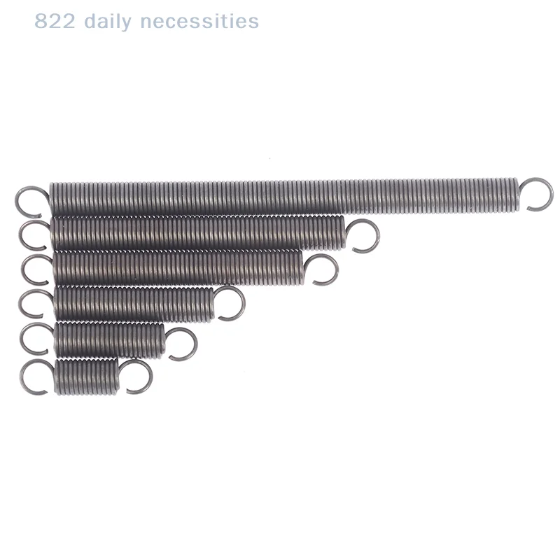 1Pc Extension Tension Spring Springs Steel Hook Expansion Spring Wire Dia 1.0mm Pull spring, tension spring, tension spring