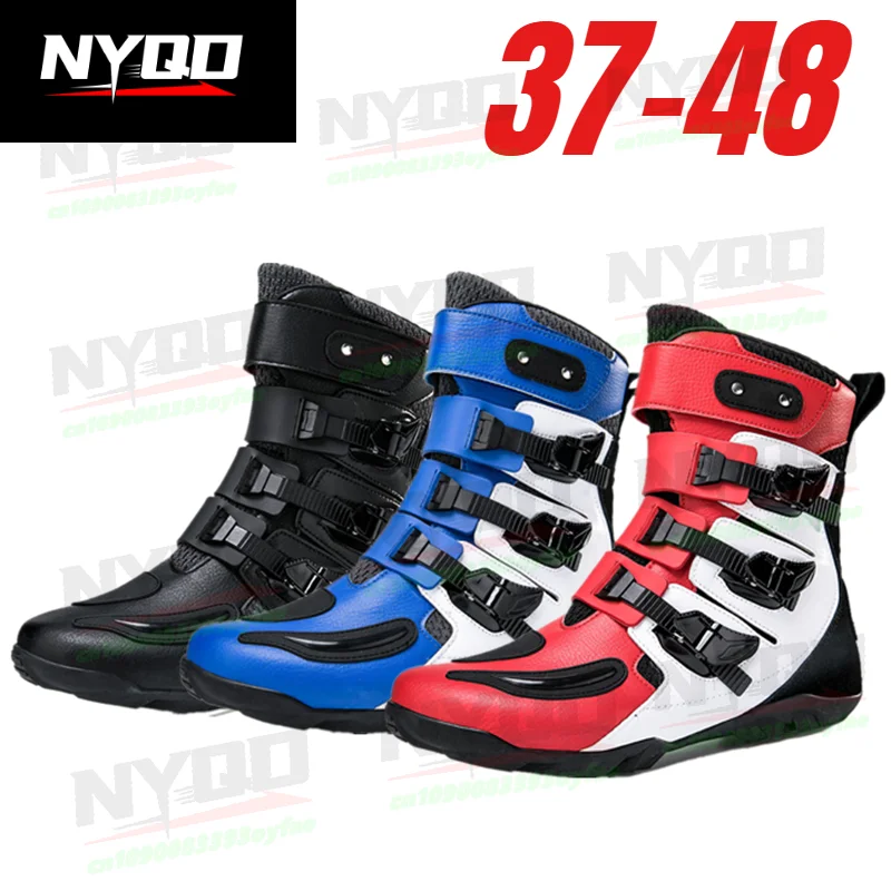 

Motorcycle Riding Protective Boots WindProof Anti Fall Breathable Boots Wear Resistant Motorcycle Riding Shoes for Man Woman