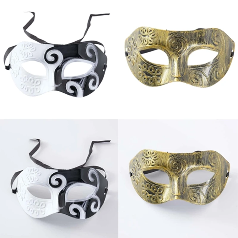 Masquerade Mask for Women Men, Masquerade Half Face Mask Cosplay Eyemask for Halloween Masquerade Carnivals