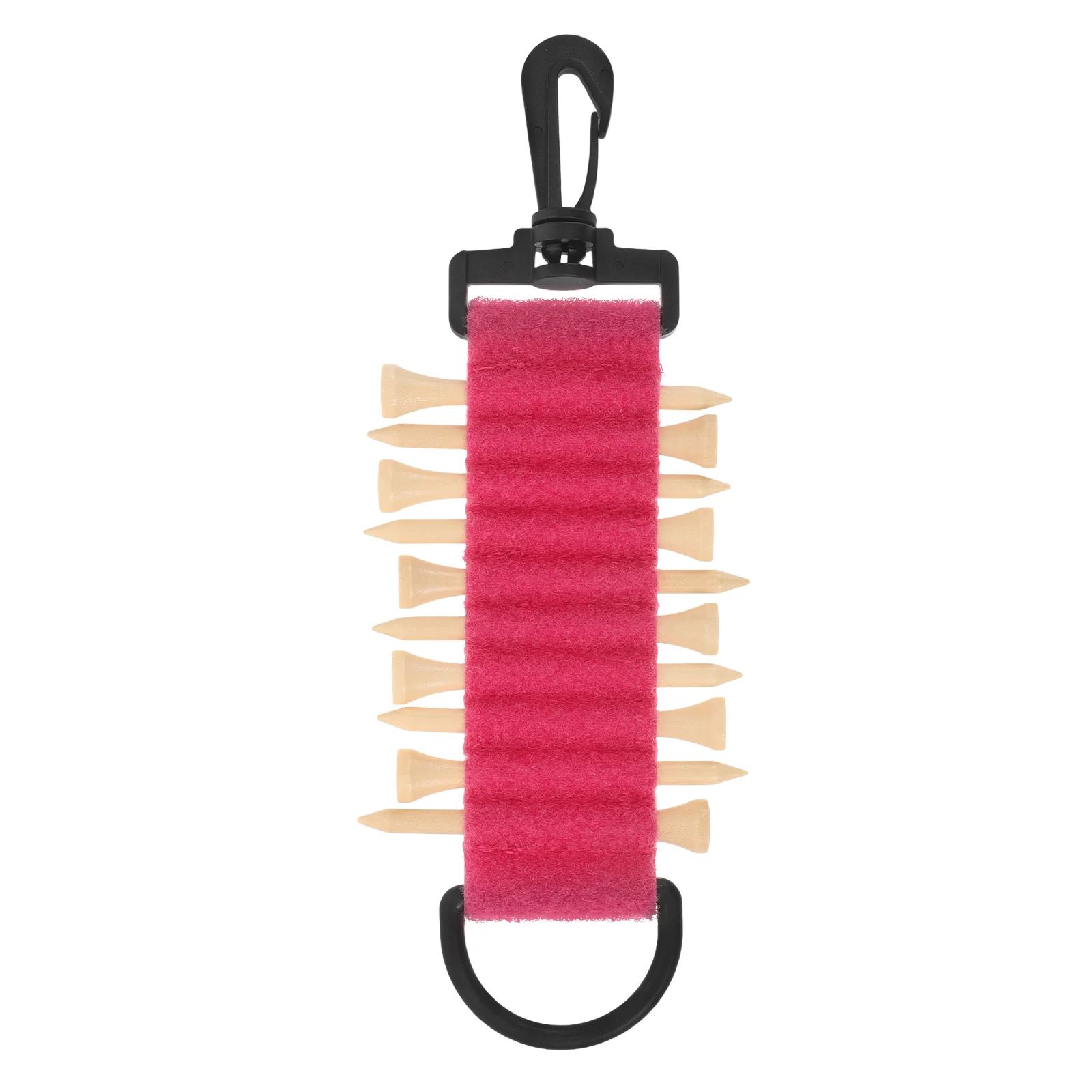 حامل تي شيرتات الجولف البلاستيكي مع مشبك قوي، تخزين سهل الوصول لملحقات الجولف، منظم تي شيرت متعدد الاستخدامات أثناء التنقل #1