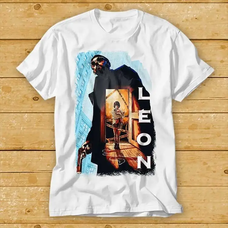 Leon The Professional T Shirt Mathilda Der Profi Cult Jean Reno Cool Portman Movie Assasin Retro Vintage 2099