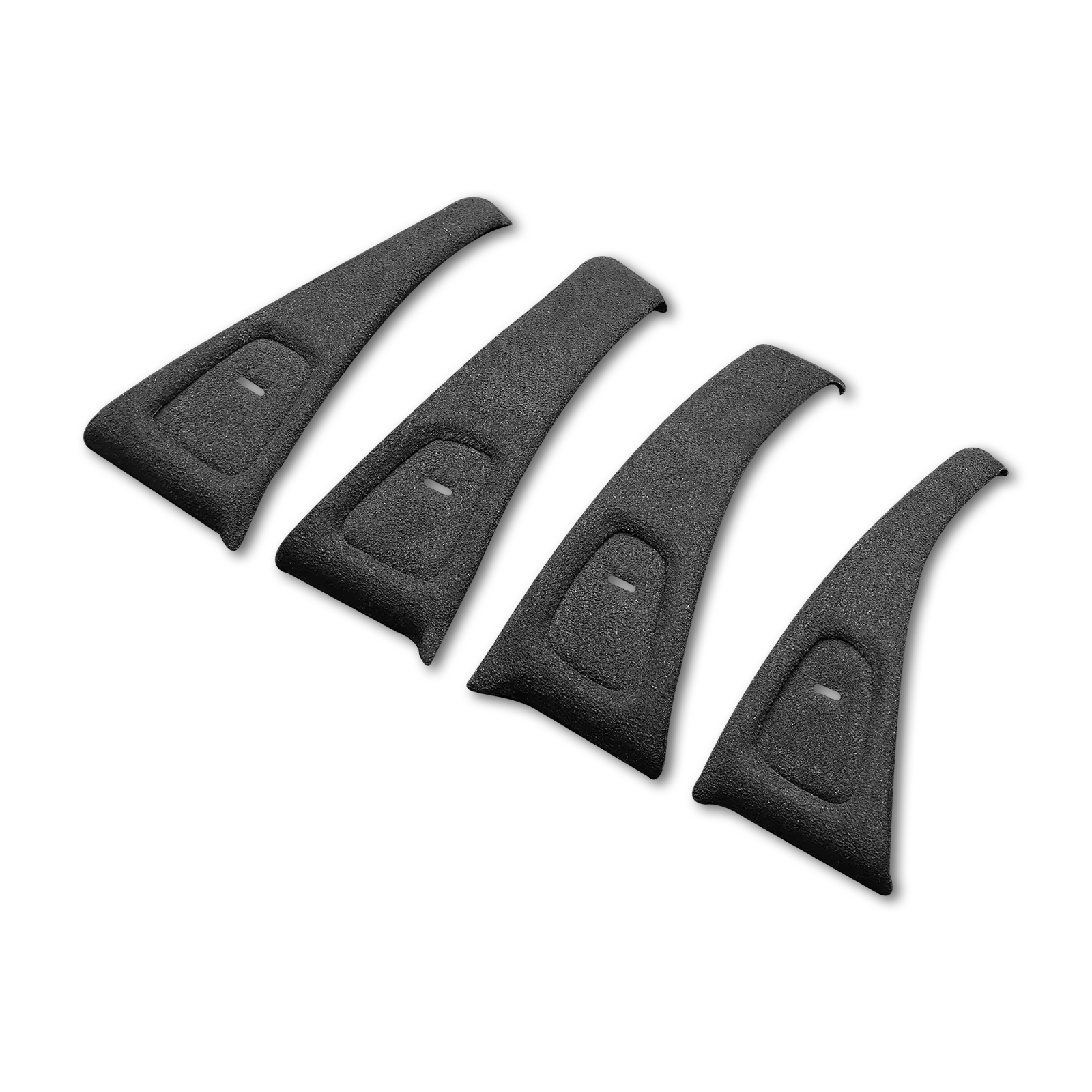 For Tesla Model 3, Model Y 2018 2019 2020 2021 2022 2023 Door Switch Button Cover Alcantara Suede Interiors