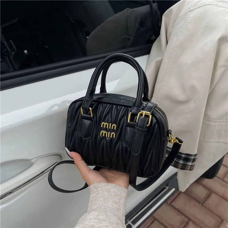 

Designer Ruched Square Crossbody Bag – Trendy Women’s Handbag with Top Handle, Shoulder & Hand Carry, Unique Fashion Statement