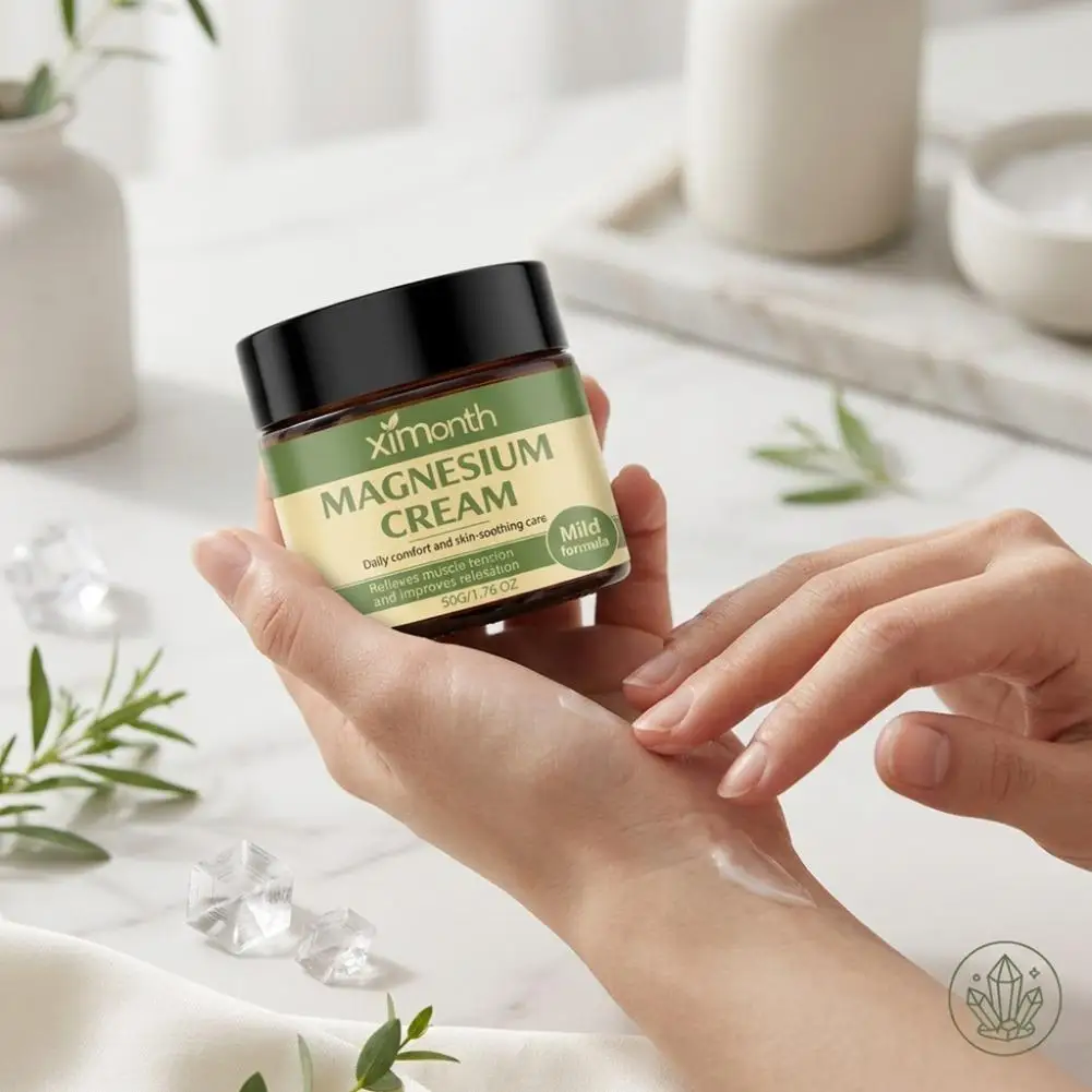 Magnesium Cream Magnesium Lotion for Sleep Pain & Leg Cramp Chloride Cream for Muscle Relaxation Calm Moisturizing view 4