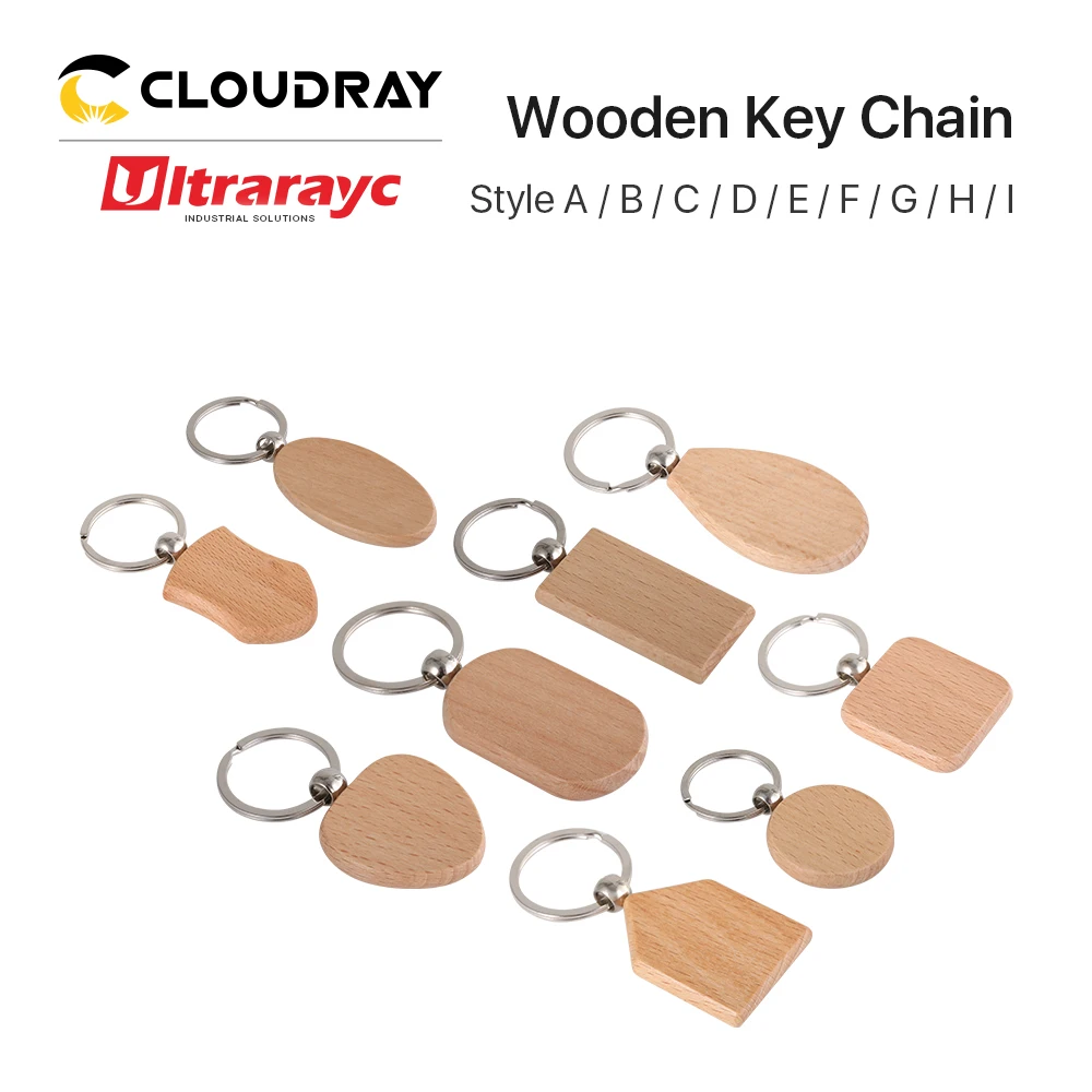 

Ultrarayc 5PCS Wooden Key For Laser Marking& Engraving Material DIY Mark Customized Wood Materials For CO2 Laser Marking Machine