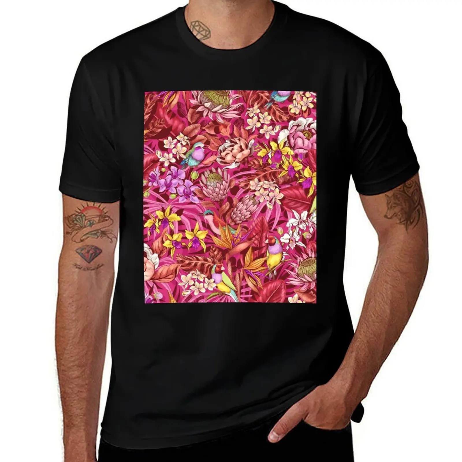 Stand Out! (red hot) T-Shirt Plus Size Basic Short Sleeve Top T-Shirt