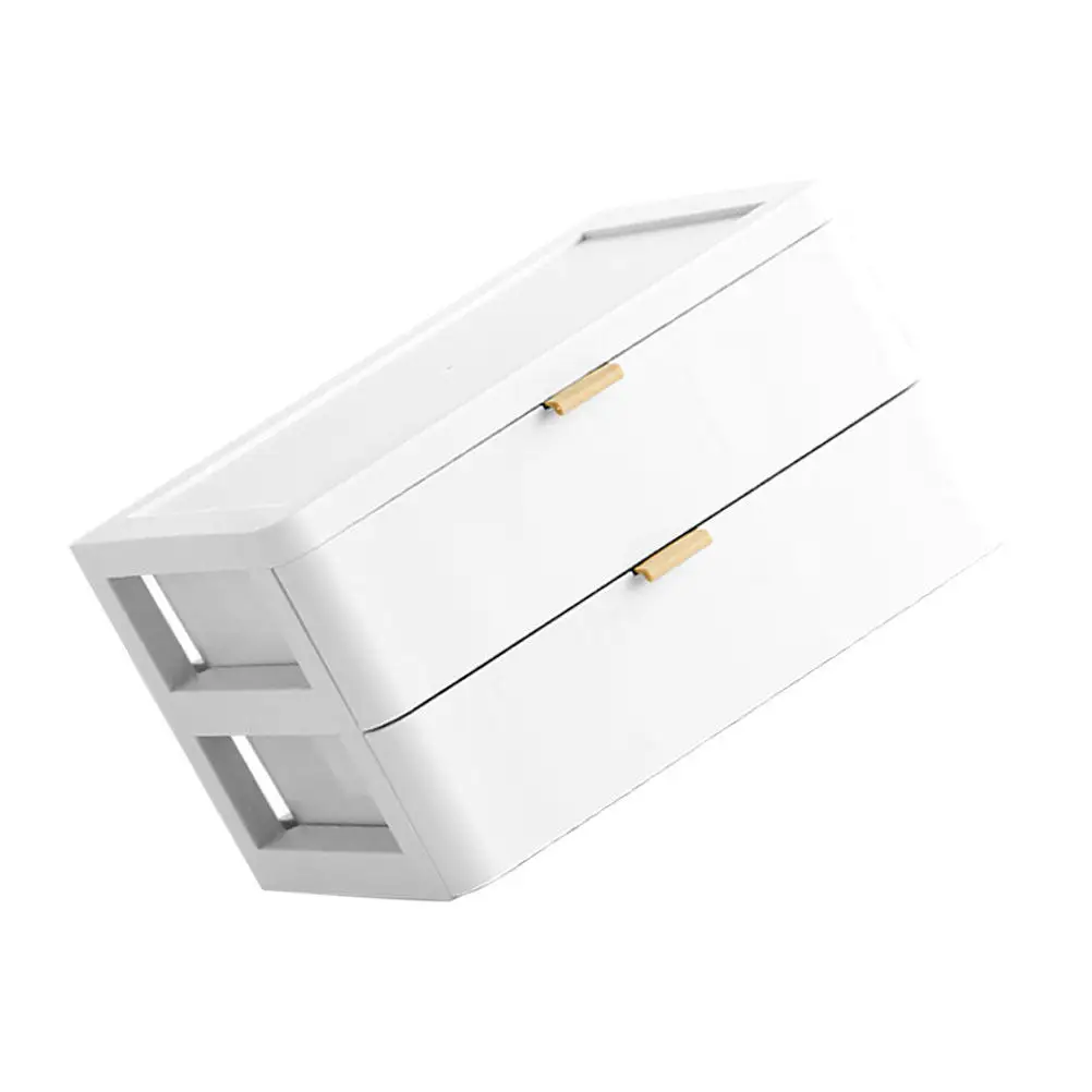 1Pcs Multi-Layer Drawer Type Organizing Storage Box Tabletop Case Durable PP Plastic Storage Container Home Desktop