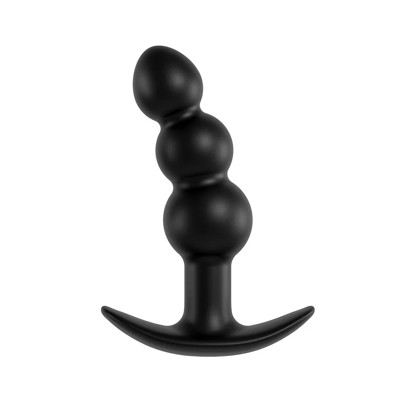 Shock Remote Control Anal Plug Back Chamber Pull Beads  DilatorSMSilicone toys adult gay