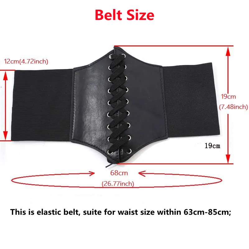 Free Shipping New Fashion Cummerbunds Wind Rope Waist Decoration Corset Wide Noble Leather Cummerbund Elastic Strap Belt Women