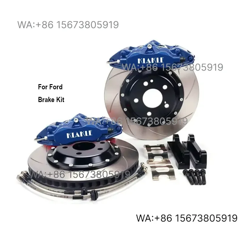 For  Wmwmnu  KLAKLE New Aviation Aluminum Alloy 9200 Brake Caliper Kit Racing Car Rotor Disc 355x32MM  Mondeo Mk4