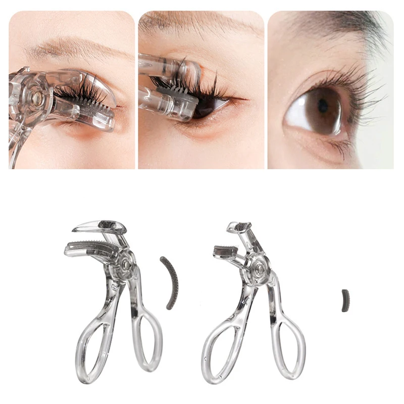 واسعة الزاوية جزئية رمش بكرة الشعر المحمولة مشبك واحد الشباك مشط رموش الأسنان بكرة الشعر سهلة التشغيل التصميم تكبير عيون أداة #2