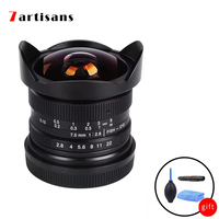 7artisans 7 artisans 7.5mm F2.8 II camera lens Half frame for Nikon Z M4/3 Fuji X Canon EF-M EOS-M Canon RF-S Sony E mount -C