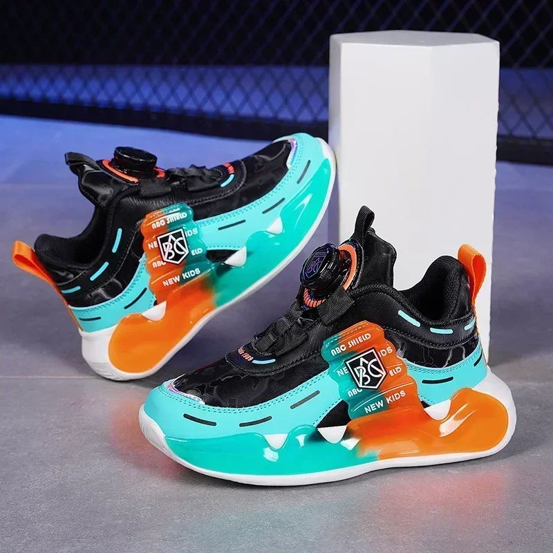 

Kids Sport Shoes Outdoor Casual Trainers Summer Children Sneakers Breathable 5-16 Years Boys' Running Shoes New Swivel Buckle