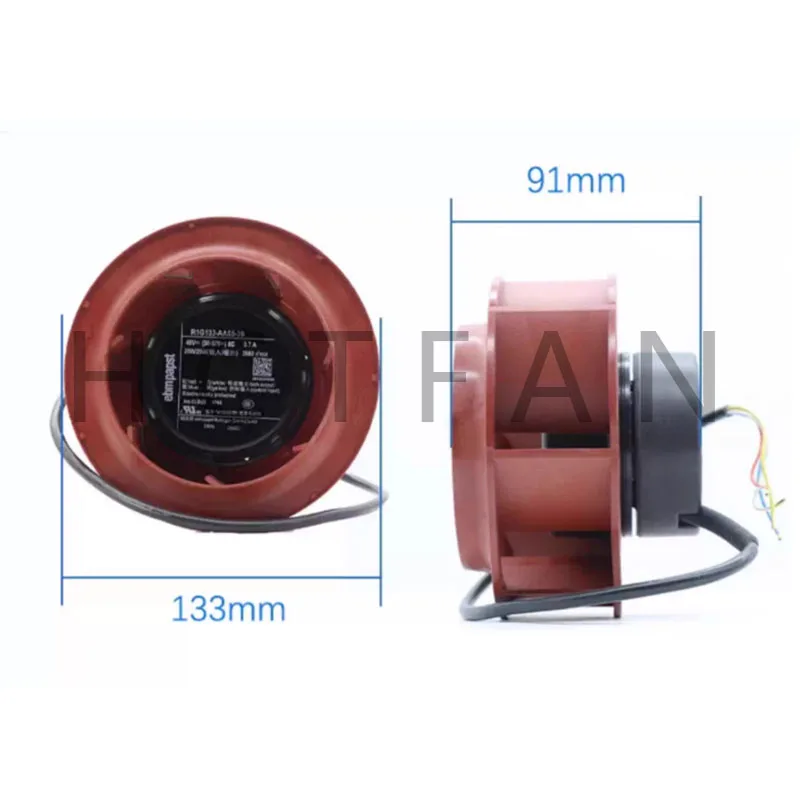 Original 100% Working R1G133-AA65-36 0.7A 48V 0.7A 3900r/min 351Pa cooling fan