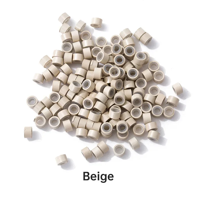 250 قطعة مايكرو سيليكون اصطف خواتم/روابط/الخرز مايكرو حلقة ربط تجعيد الخرز وصلات شعر أدوات