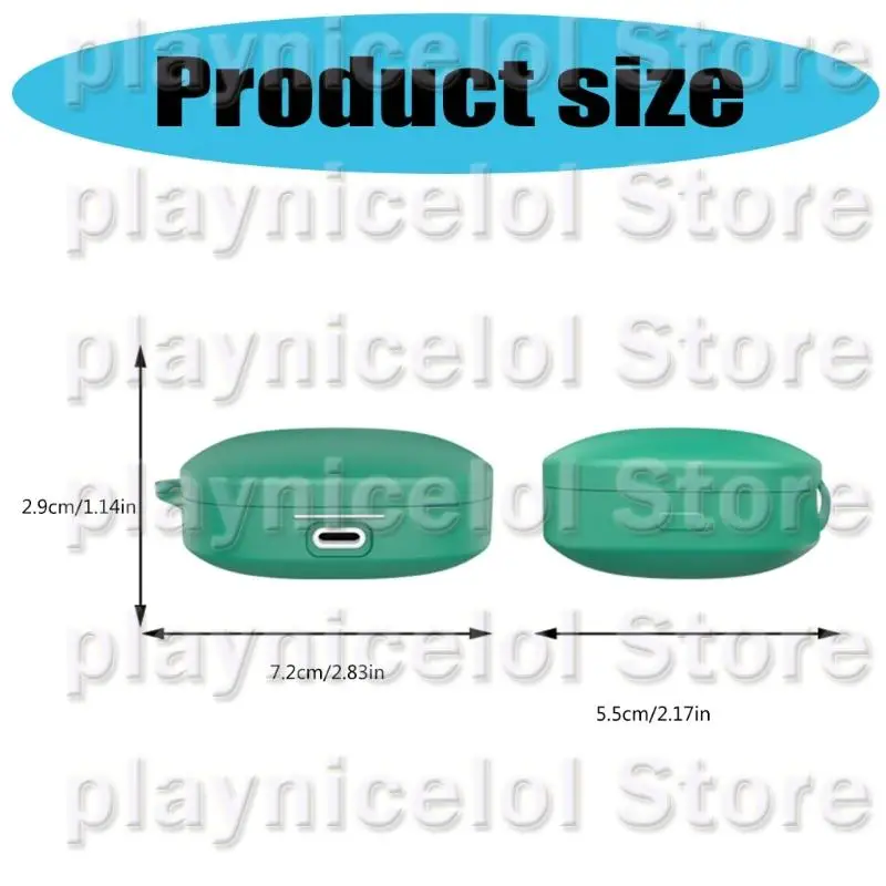 E8BA Guardia flexible Earbud Case cáscara a prueba choques Manga antidustado Evite entrada humedad tierra para 7s