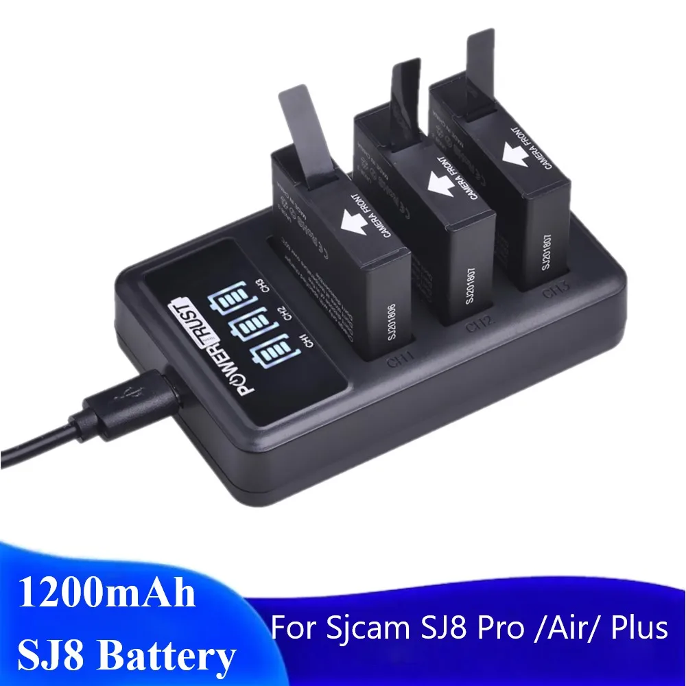 

SJ8 Battery with Charger for SJCAM SJ8 Air, SJ8 Pro, SJ8 Plus Action Cameras