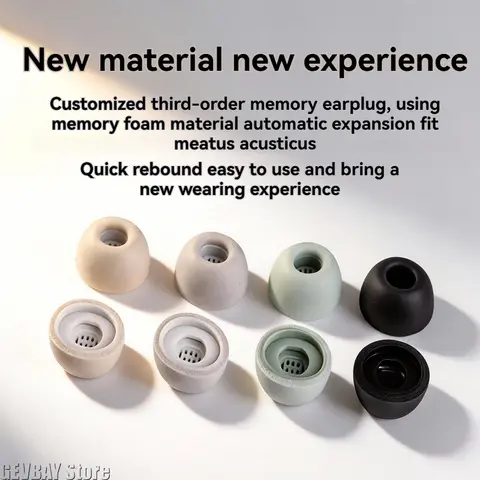 For Huawei FreeBuds Pro 5 Memory Foam Eartips Wireless Bluetooth Earphone Case for FreeBudsPro4/pro3/Pro2 Earbuds Sponge Ear Cap
