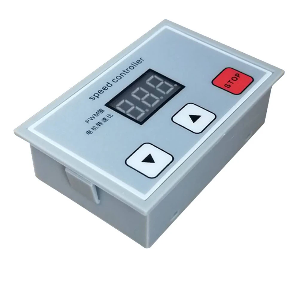 12-24V 5A DC PWM Motor Speed Controller Power Controller with LED Digital Display Slow Start/Stop Speed Time Adjustable