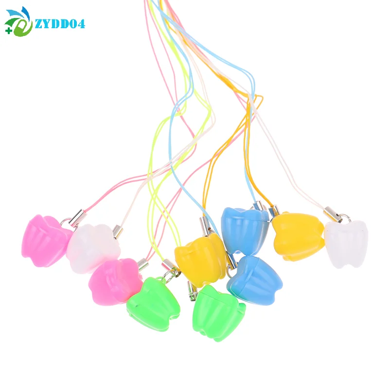 ●50Pcs Tooth Shape Kids Milk Teeth Storage Boxes Baby Tooth Box Child Baby Deciduous Tooth Organizer Container Newborn Gift Box