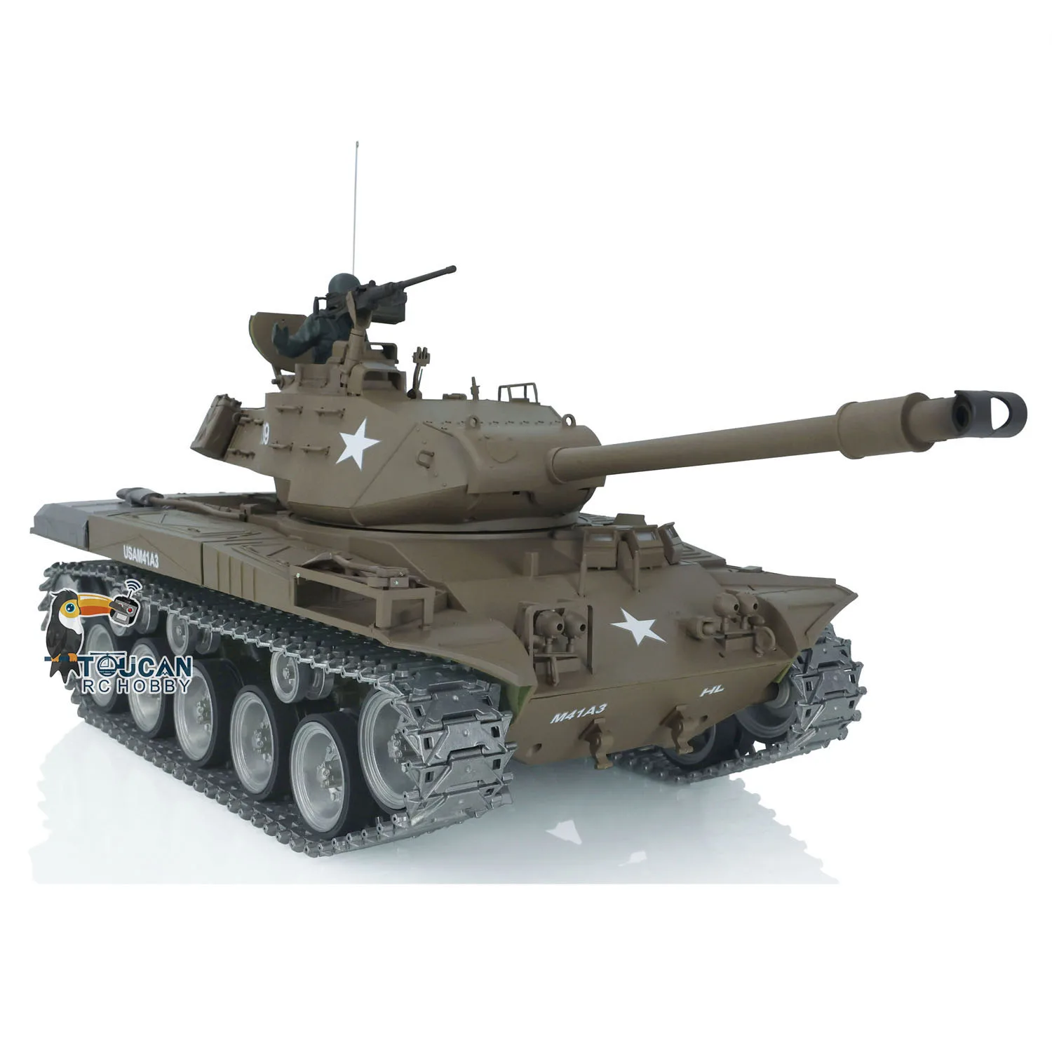 Heng Long 1/16 RC Tank 7.0 personnalisé Walker Bulldog RTR radiocommande réservoir modèle 3839 pistes en métal roues voitures jouets Panzer