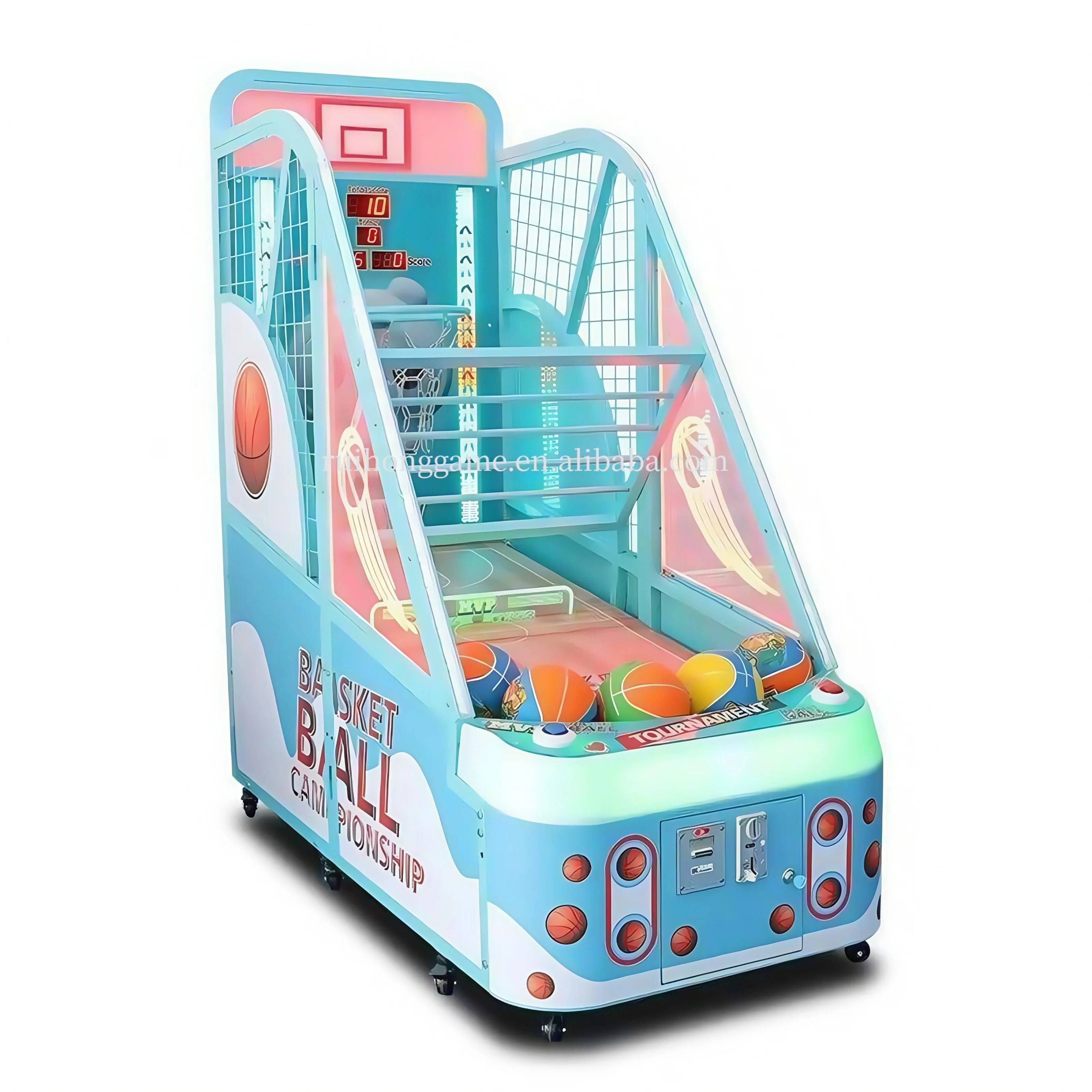 

Детский баскетбольный игровой автомат 1, плеер, уличный баскетбол, аркадный электронный баскетбольный игровой автомат для стрельбы