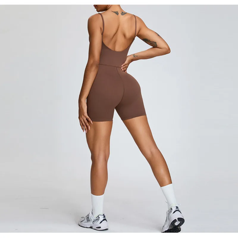 Nuovi vestiti da yoga per canotta con sensazione di nudo, abbigliamento da danza e fitness per donne, abbigliamento sportivo abbellimento per la schiena stretta