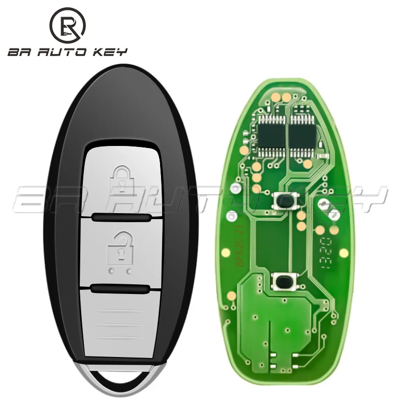 OEM Board Smart Remote Control Car Key Fob for Nissan X-trail Note March Key 2002-2008 315MHz ID46 Chip  knob to start