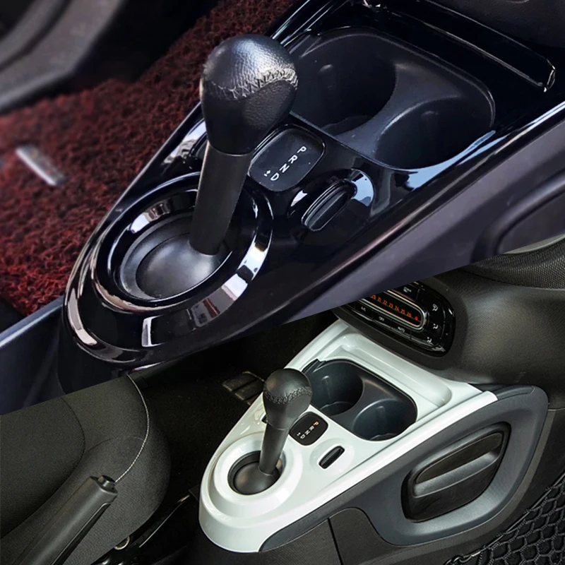 Car ABS Gear Panel Decoration Frame For Mercedes Smart 453 Fortwo Forfour Car Accessories Interior Sticker Styling Modification