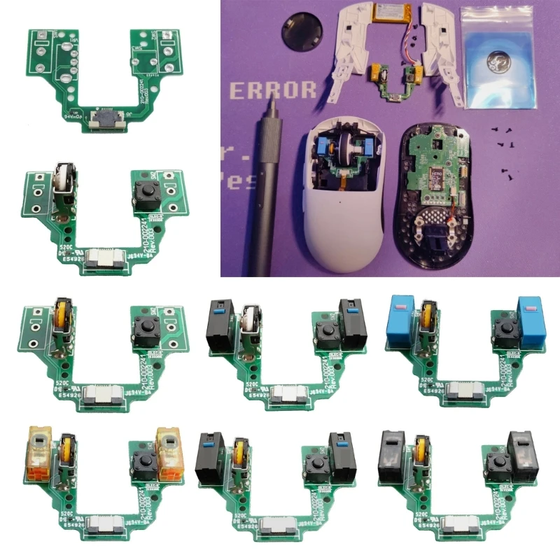 Muis Reparatie Onderdelen Muis Micro Switch Knop Voor Key Board Moederbord Voor G Pro X Superlight Muisknop Board