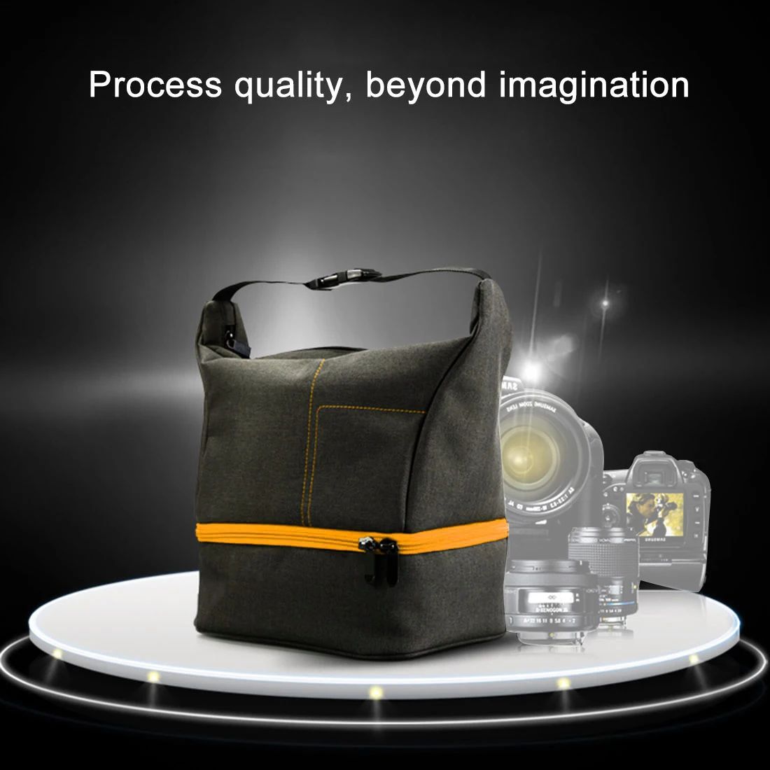

PULUZ Waterproof Scratch-proof Outdoor Sports Sling Shoulder Bag Handbag DSLR Camera Bag For GoPro SJCAM Nikon Canon Sony Xiaoyi