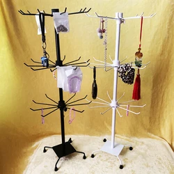 Metal Rotating Display Stand Stand 360-Degree Rotating Display Stand Jewelry Rack Stand Out Rotating Socks Gloves Detachable And