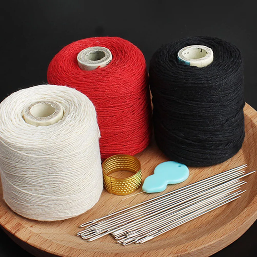 

5 Sets Sewing Needle Kit Heavy Duty Stitching Needles Hand-knitting to Weave for