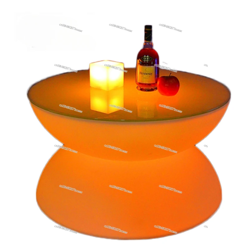 Buffet Party Christmas Led Glowing Cocktail Bar Tables Outdoor High Top Bar Table Furniture