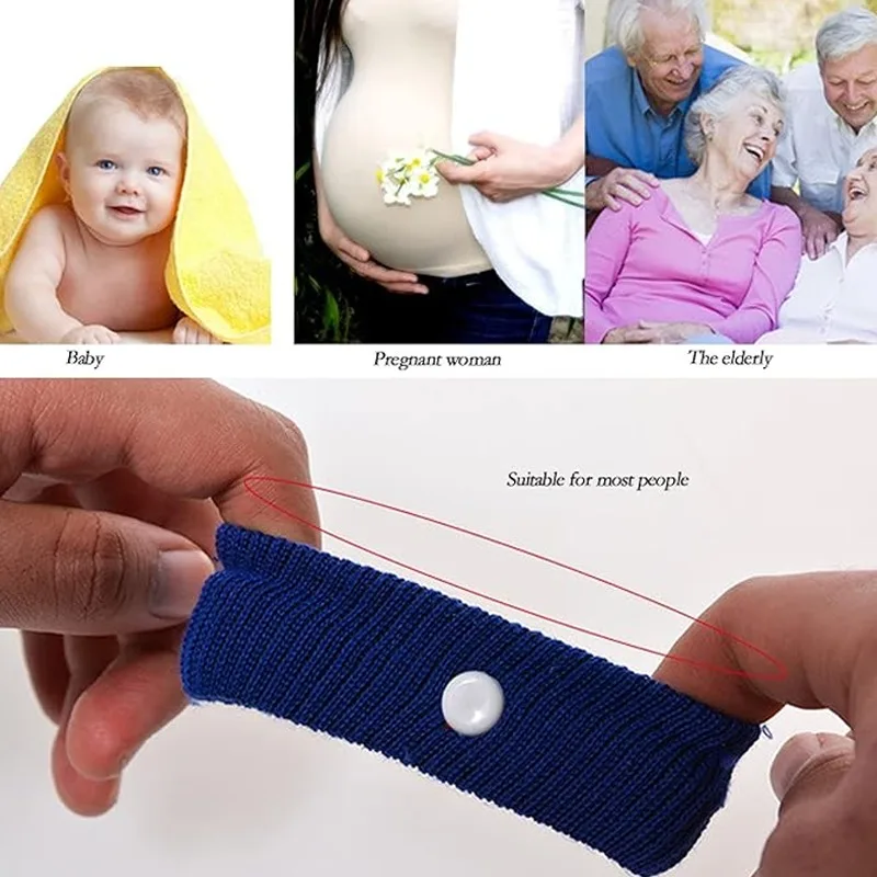 2 قطعة السفر الرياضة دوار الأساور Carsickness Seasick مكافحة الغثيان المعصم العصابات دوار حزام سوار الفرقة اكسسوارات السيارات