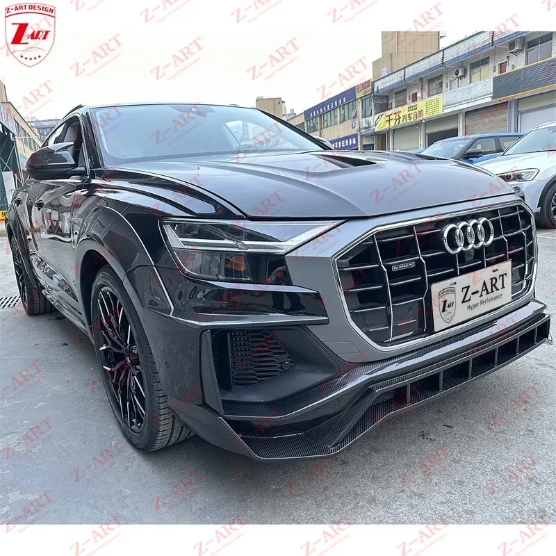 Z-ART Q8 Dry Carbon Fiber Body Kit for Audi Q8 Autoclaved Carbon Fiber Body Kit for SQ8 2019-2023 Tuning Parts