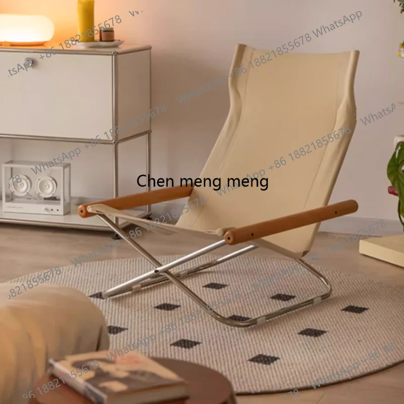 

Lightweight Travel Metal Folding Chair Beach Single Camping Outdoor Garden Loungers Folding Chair Moon Silla Playa Furniture